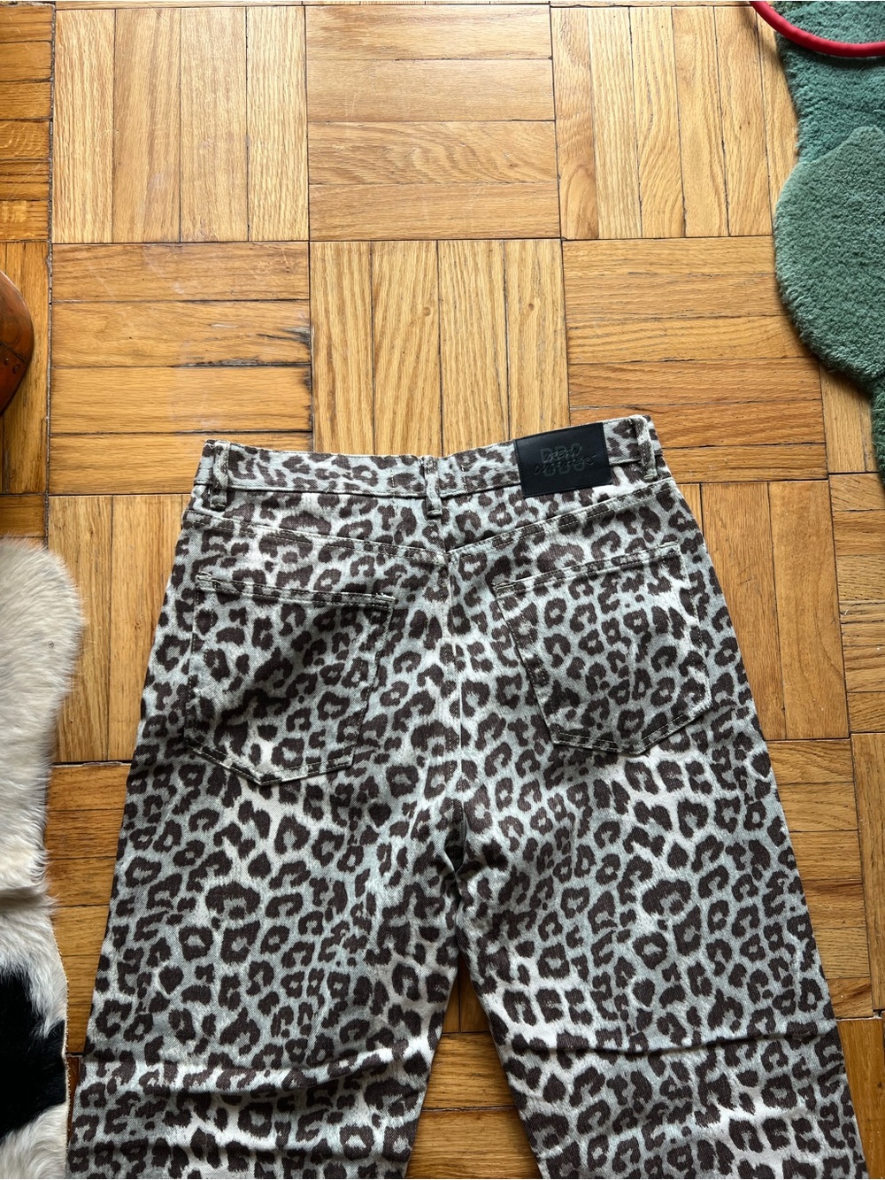BDG Leopard Print Jeans size 30 - skate fit